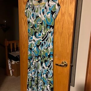 Paisley ankle-length dress